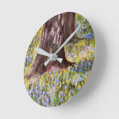 Horloge Ronde Bluebell Woods  (Angle)