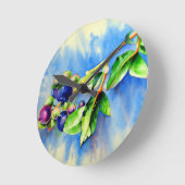 Horloge Ronde Blueberge (Angle)