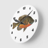 Horloge Ronde Bluegill Bream (Angle)