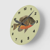 Horloge Ronde Bluegill Bream (Angle)