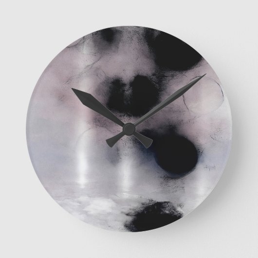 Horloge Ronde Blush Orbit Abstract (Recto)