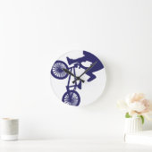 Horloge Ronde BMX Biker (Maison)