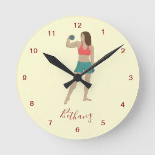 Horloge Ronde Bodybuilding