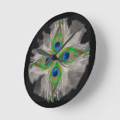 Horloge Ronde BOHO acrylic wall clock (Angle)