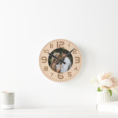 Horloge Ronde Boho Ajoutez votre photo (Maison)