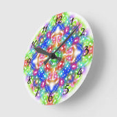 Horloge ronde Boho Diamond Mandala (Angle)