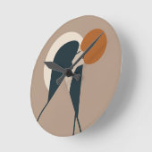 Horloge Ronde Boho Woman Sun (Angle)