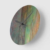 Horloge Ronde Bois (Angle)