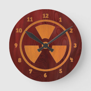 Horloge Ronde Bois de rad