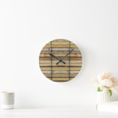 Horloge Ronde Bois d'époque en bois (Maison)