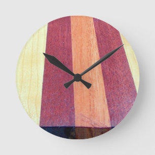 HORLOGE RONDE BOIS MAGNIFIQUES DE CERISE