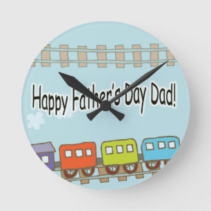 Horloge Ronde Bon train de Fêtes des pères