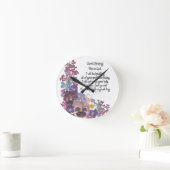 Horloge Ronde Bonjour ! (Maison)