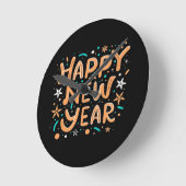 Horloge Ronde Bonne Année (Angle)