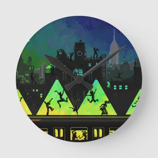 Horloge Ronde Boogie Nights New York (Recto)