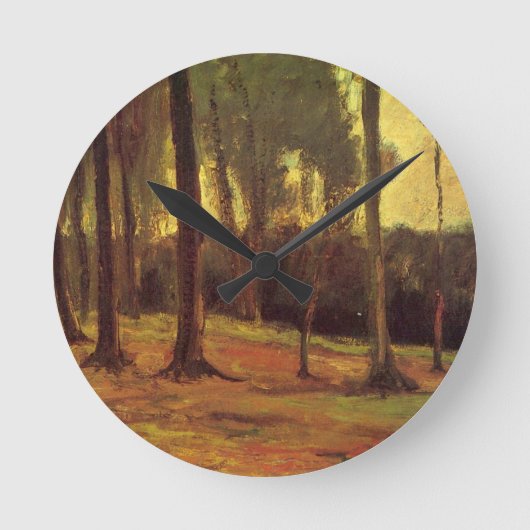 Horloge Ronde Bord d'un bois par Vincent van Gogh (Recto)