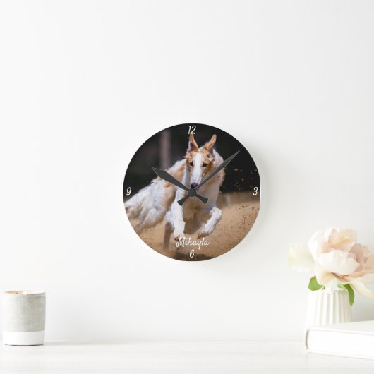 Horloge Ronde Borzoi (Maison)