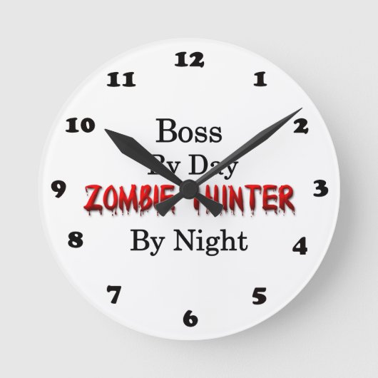Horloge Ronde Boss/Zombie Hunter (Recto)