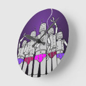 Horloge Ronde Bot-Huggers REVOLT Produits ! (Angle)