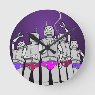 Horloge Ronde Bot-Huggers REVOLT Produits !