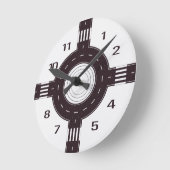 Horloge Ronde Boucle de la ceinture (Angle)