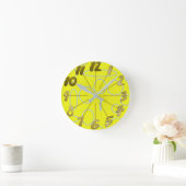 Horloge Ronde Boucles Anime Popcorn Géométriques (Maison)