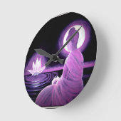 Horloge Ronde Bouddha (Angle)