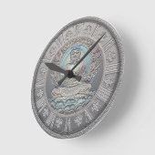 Horloge Ronde Bouddha Vintage (Angle)