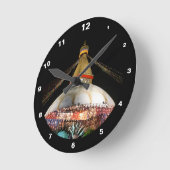 Horloge Ronde Boudhanath Stupa la nuit & Kathmandu /Népal (Angle)