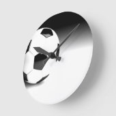 Horloge Ronde Boule de football (Angle)