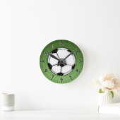 Horloge Ronde Boule de football (Maison)