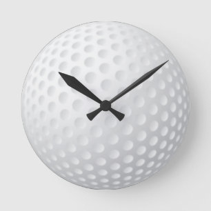 Horloge Ronde Boule de golf