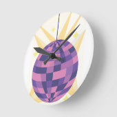 Horloge Ronde Boule Disco (Angle)