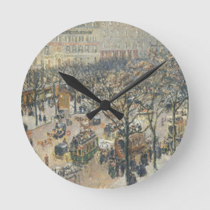 Horloge Ronde Boulevard des Italiens, Morning, Sunlight, 1897