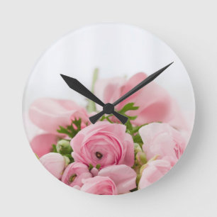 Horloge Ronde Bouquet de roses