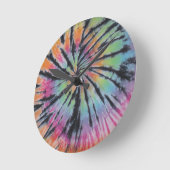 Horloge Ronde Bouteille spirale Pastel Swirl (Angle)