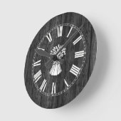 HORLOGE RONDE BOUTEILLES DE BLÉ (Angle)