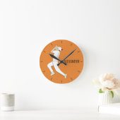 Horloge Ronde Bowling (Maison)
