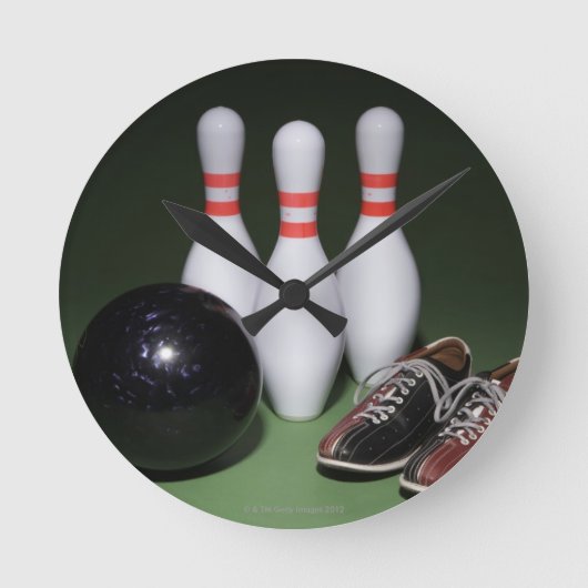 Horloge Ronde Bowling Ball (Recto)