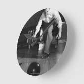 Horloge Ronde Bowling d'homme (Angle)