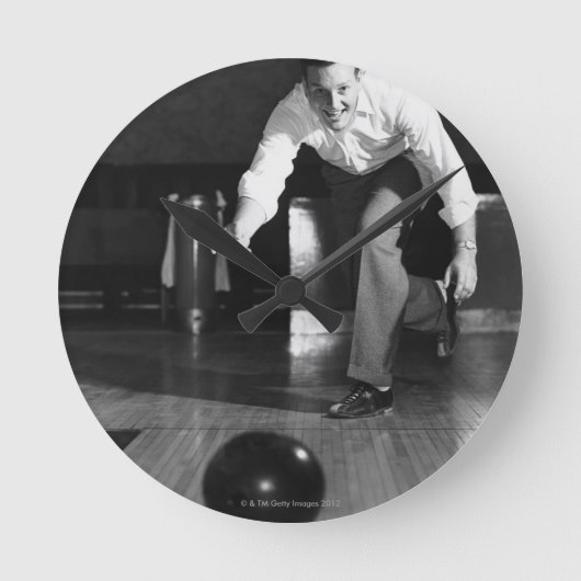 Horloge Ronde Bowling d'homme (Recto)