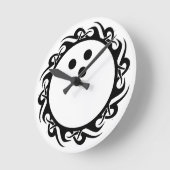 Horloge Ronde BOWLING tribal (Angle)
