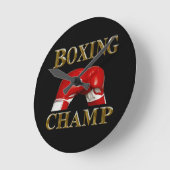 HORLOGE RONDE BOXE (Angle)