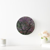 Horloge Ronde Branches et fleurs (Maison)