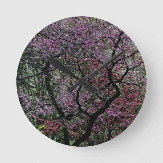 Horloge Ronde Branches et fleurs (Recto)