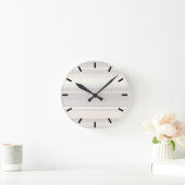 Horloge Ronde Brayures beiges (Maison)