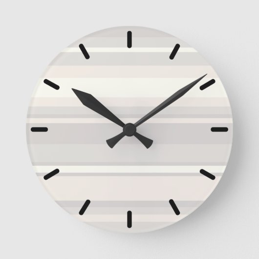 Horloge Ronde Brayures beiges (Recto)