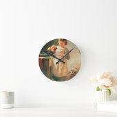 Horloge Ronde Breakfast Kitty (Maison)