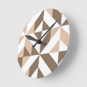 Horloge Ronde Brevet de Brown Beige (Angle)