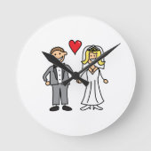 Horloge Ronde Bride and Groom (Recto)